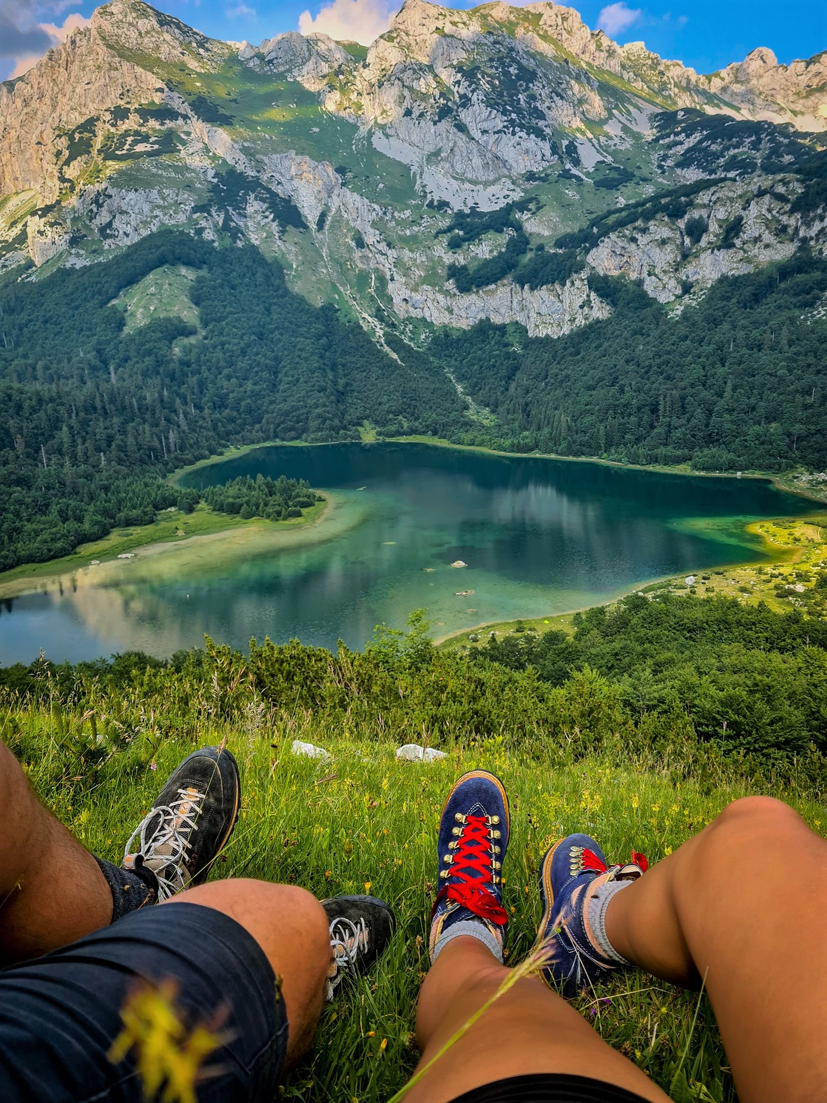 hiking couple